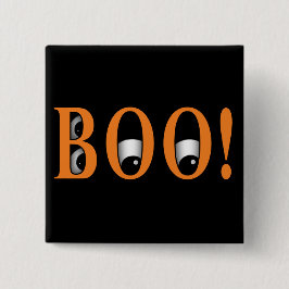 Flüchtige Blick ein BOO! Halloween Button