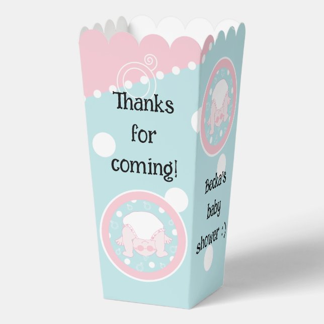 Flüchtige Blick einer Boo Baby Dusche Gefälligkeit Geschenkschachtel (Vorderseite)