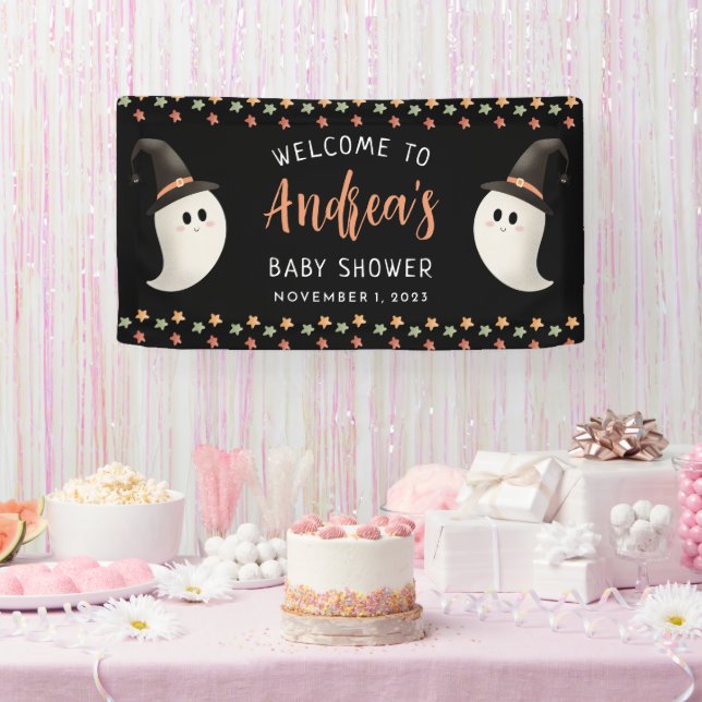 Flüchtige Blick eines Boo Halloween Ghost Baby Dus Banner (Party)