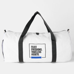 FLÜCHTIGE LEIDENSCHAFTEN. ZEITLOSE VERMÖGENSWERTE. DUFFLE BAG