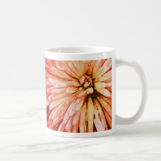 Flüchtige rosa Blume Kaffeetasse