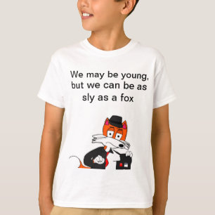 Flüchtiger Fuchs - Kinder T-Shirt