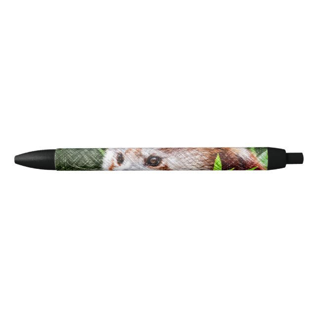 flüchtiger roter Panda Kugelschreiber (Vorderseite)