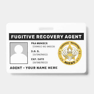 Flüchtiger-Wiederherstellungs-Agent-Ausweis Ausweis