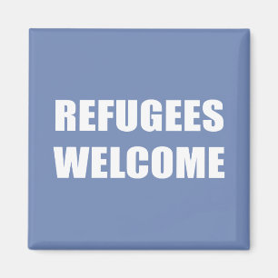 Flüchtlinge willkommen magnet