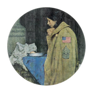 Flüchtlings-Erntedank Schneidebrett