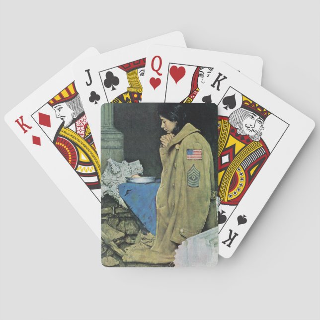 Flüchtlings-Erntedank Spielkarten (Rückseite)