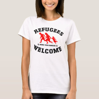 Flüchtlings-Willkommen holen Ihre Familien T-Shirt