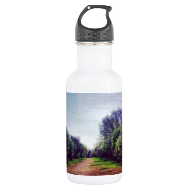 Fluchtpunkt Edelstahlflasche (Vorderseite)