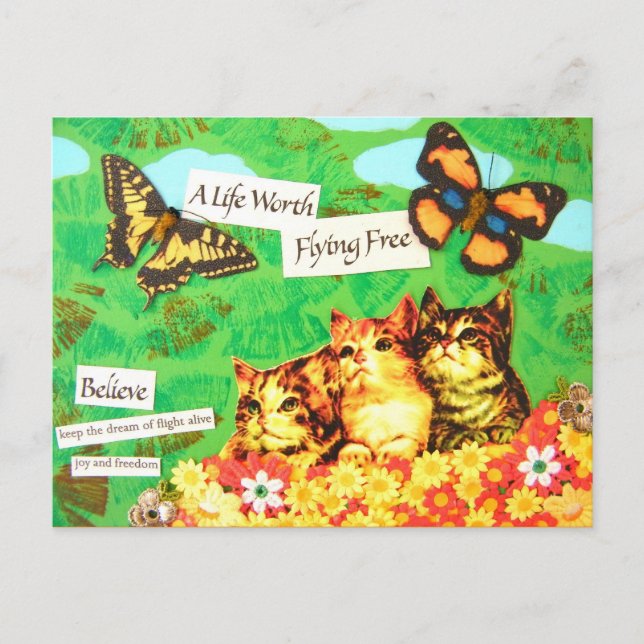 Fluchttraum - Vintag Postkarte (Vorderseite)