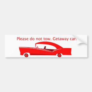 Fluchtwagen! Autoaufkleber