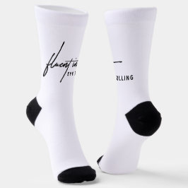 Fluent in Augenrollen - Sassy Statement Socks Socken