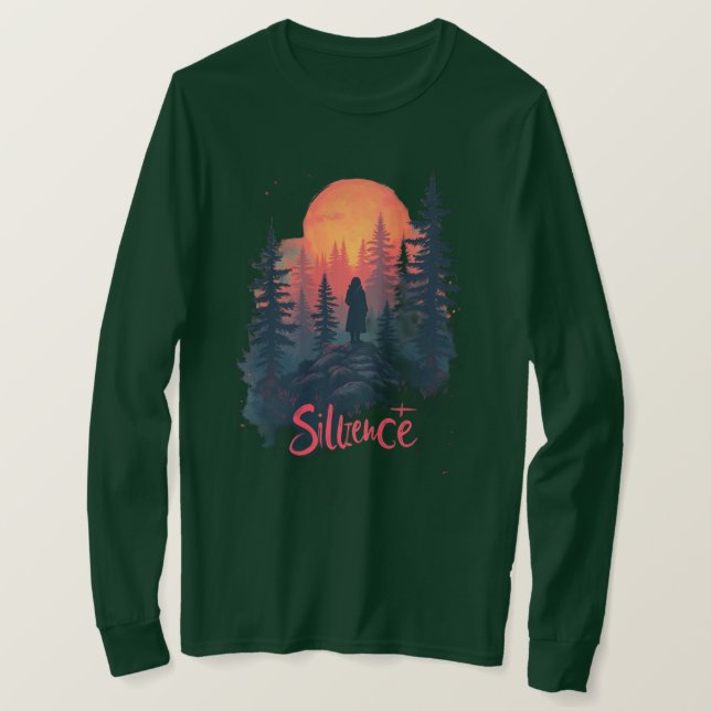 Fluent in Stille T-Shirt (Design vorne)