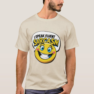 Fluent Sarcasm Emoticon T-Shirt