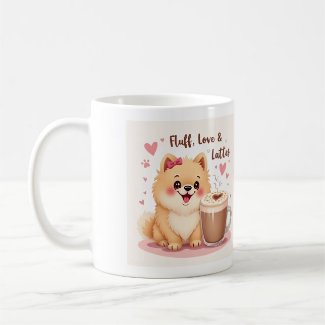 Fluff, Liebe & Lattes Kaffeetasse (Links)