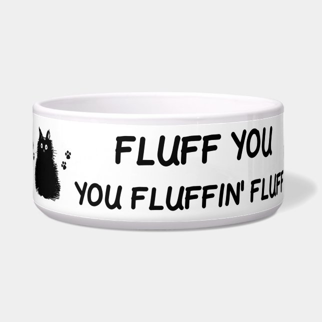 Fluff Sie Fluffin Fluff Kitty Cat Napf (Links)
