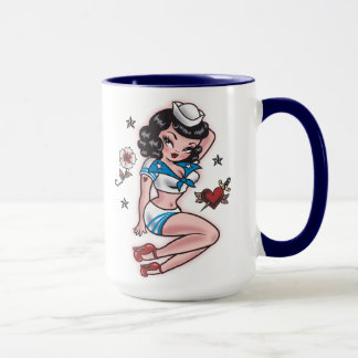 Fluff Suzy Sailor Pinup Tasse