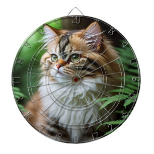 "Fluff und Kuscheln: Die dicke Perserkatze" Dartscheibe