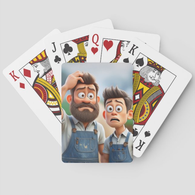 Fluffernook Bauern Spielkarten (Rückseite)