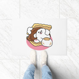 Fluffier als a S’more - Niedlicher Hund und Desser Fußmatte