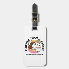 Fluffier als a S’more - Niedlicher Hund und Desser Gepäckanhänger