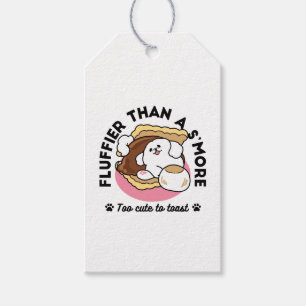 Fluffier als a S’more - Niedlicher Hund und Desser Geschenkanhänger