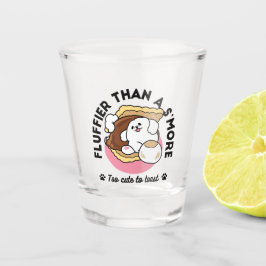 Fluffier als a S’more - Niedlicher Hund und Desser Schnapsglas