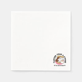 Fluffier als a S’more - Niedlicher Hund und Desser Serviette