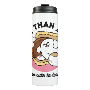 Fluffier als a S’more - Niedlicher Hund und Desser Thermosbecher