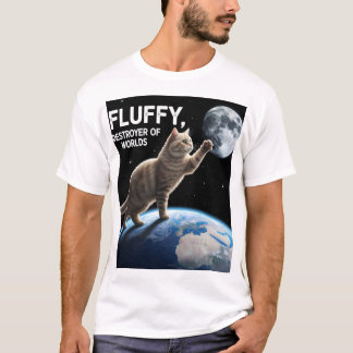 Fluffig, Zerstörer der Welten T-Shirt