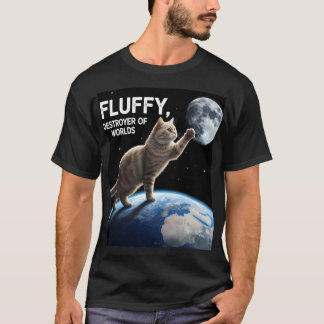 Fluffig, Zerstörer der Welten T-Shirt