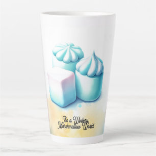 Fluffige Marshmallow-Welt Milchtasse