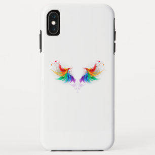 Fluffige Regenbogenflügel Case-Mate iPhone Hülle