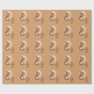 Fluffiger Hase: Some Bunny Liebt Dich Geschenkpapier