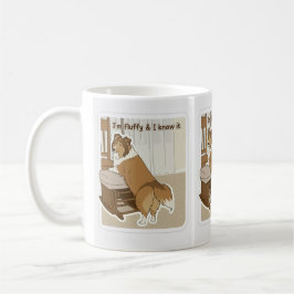 Fluffiger Sheltie Kaffeetasse