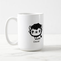Fluffiges Bison-Baby - Kawaii Farmtier-Kunst