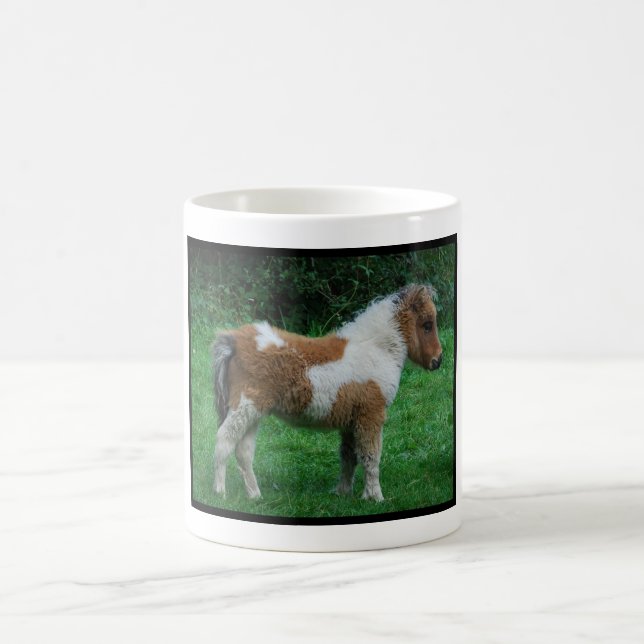 Fluffy Adorable Dartmoor Pony Kaffeetasse (Mittel)