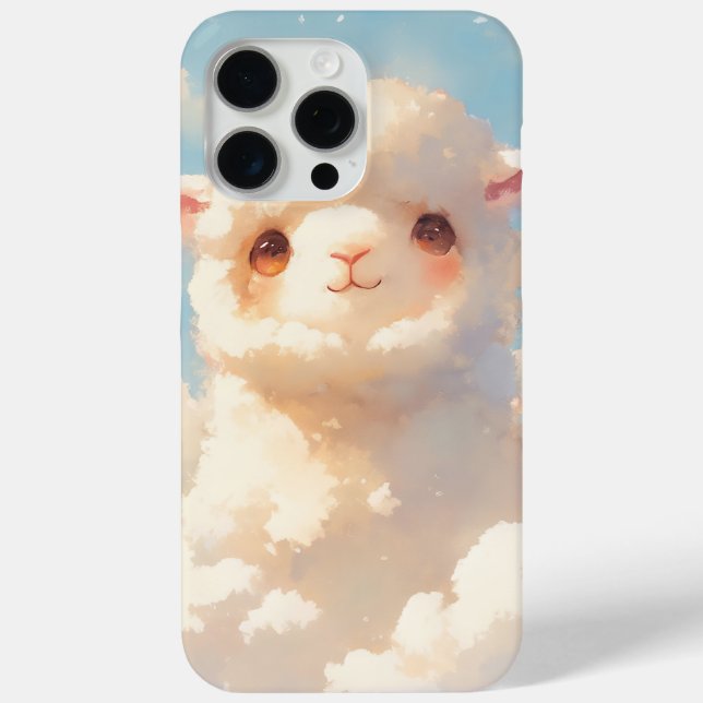 Fluffy Alpaca Dreams Case-Mate iPhone Hülle (Rückseite)