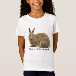 Fluffy Bunny Rabbit Kids T - Shirt