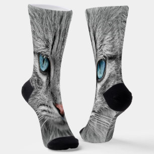 Fluffy Cat Socken