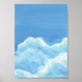 Fluffy Clouds Print, Value Poster Paper (Matte)