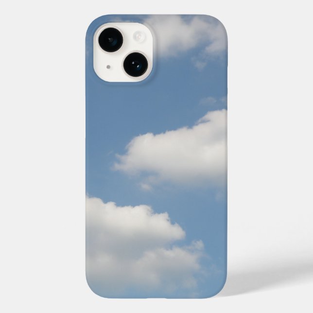 Fluffy Cumulus Clouds Case-Mate iPhone Hülle (Rückseite)