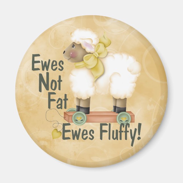 Fluffy Ewes Magnet (Vorne)