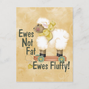 Fluffy Ewes Postkarte