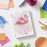 Fluffy Flamingo iPad Pro Hülle<br><div class="desc">"Fluffy Flamingo" von Fab Funky.  Ein Single Flamingo im Aquarellstil.</div>
