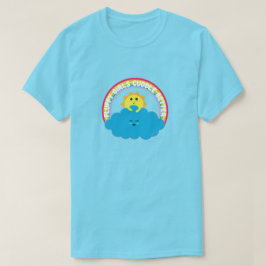 Fluffy Girls Cuddle Better - Happy Cloud - Kawaii T-Shirt