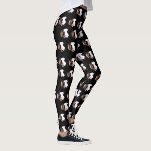 Fluffy Guinea Pigs Ladys Full Print Leggings