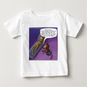 Fluffy in der Therapie Funny Cat Cartoon Baby T-shirt