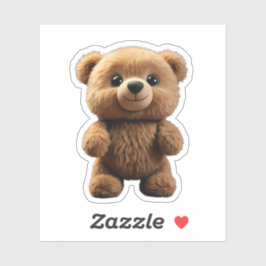 Fluffy Joy Wrapped in Fur, Custom Vinyl Cut Aufkleber