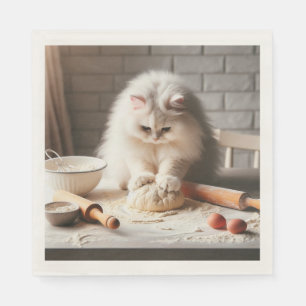 Fluffy Katzenbäckerei Serviette